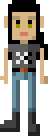 größerer gepixelter Mann