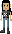 kleiner gepixelter Mann