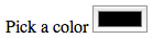 Screenshot der Farbeingabe in Chrome für Mac OSX