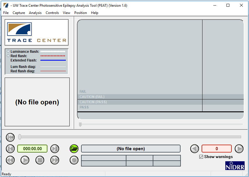 Photosensitive Epilepsy Analysis Tool der University of Maryland College of Information Studies.